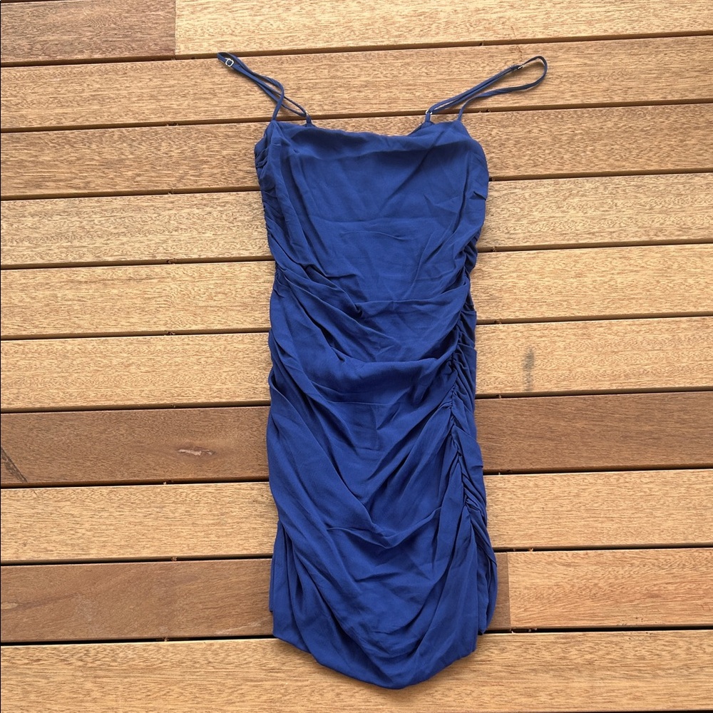 WeWoreWhat Blue Mini Dress